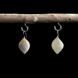 Pendiente Eye earrings White